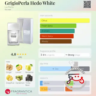 GrigioPerla Hedo White La Perla