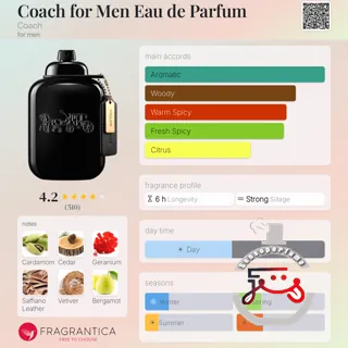 Coach for Men Eau de Parfum Coach