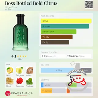 Boss Bottled Bold Citrus Hugo Boss