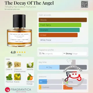 The Decay Of The Angel Timothy Han Edition Perfumes