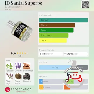 JD Santal Superbe JD Jeffrey Dame