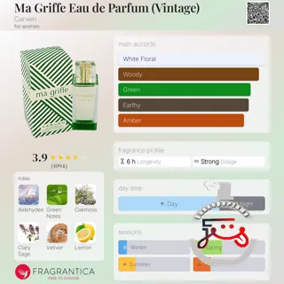 Ma Griffe Eau de Parfum (Vintage) Carven