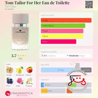 Tom Tailor For Her Eau de Toilette Tom Tailor
