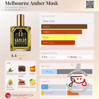 Melbourne Amber Musk Christopher Hanlon