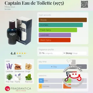 Captain Eau de Toilette (1975) Molyneux