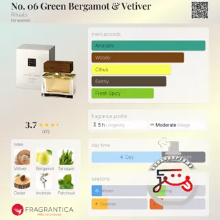 No. 06 Green Bergamot & Vetiver Rituals