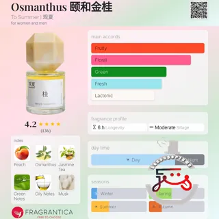 Osmanthus 颐和金桂 To Summer | 观夏