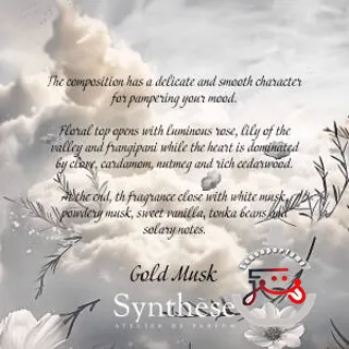 Gold Musk Synthèse Atelier de Parfum