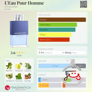 L’Eau Pour Homme Armand Basi