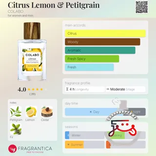 Citrus Lemon & Petitgrain COLABO