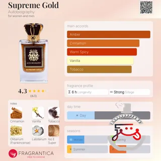 Supreme Gold Autobiography