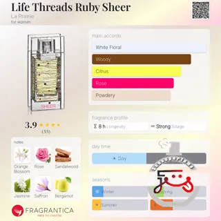 Life Threads Ruby Sheer La Prairie