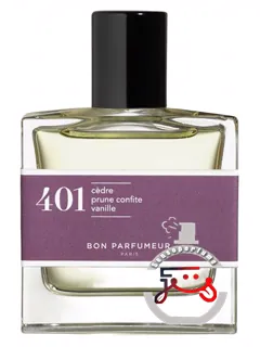 فور هاندرد وان سدر، کندید پلام، ونیلا بون پرفومر | 401 cedar, candied plum, vanilla bon parfumeur