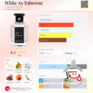 White As Tuberose Fragrance World