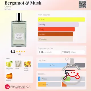 Bergamot & Musk Cremo