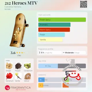 212 Heroes MTV Carolina Herrera