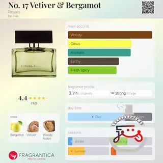 No. 17 Vetiver & Bergamot Rituals