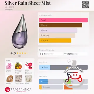 Silver Rain Sheer Mist La Prairie