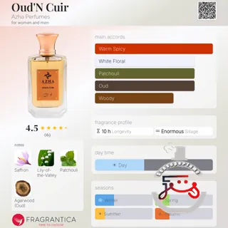Oud'N Cuir Azha Perfumes