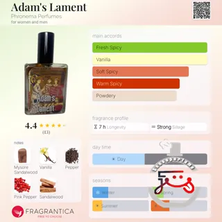Adam's Lament Phronema Perfumes