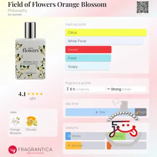 Field of Flowers Orange Blossom Philosophy