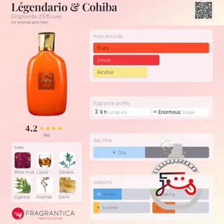 Légendario & Cohiba Empreinte d'Effluves
