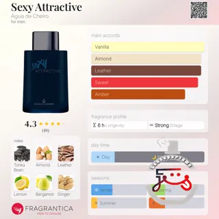 Sexy Attractive Água de Cheiro