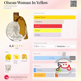 Oiseau Woman In Yellow Anthropologie