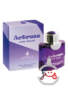 اکتریس ویول دکلاه اپل پرفیوم | actress viole d'eclat apple parfums