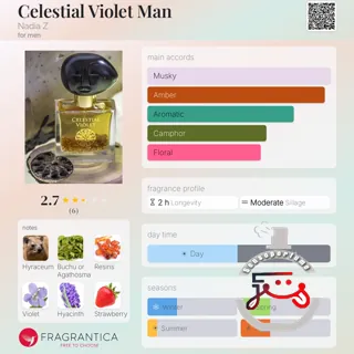 Celestial Violet Man Nadia Z