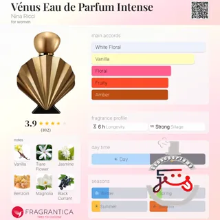 Vénus Eau de Parfum Intense Nina Ricci
