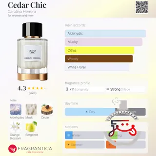 Cedar Chic Carolina Herrera