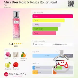 Miss Dior Rose N'Roses Roller Pearl Dior