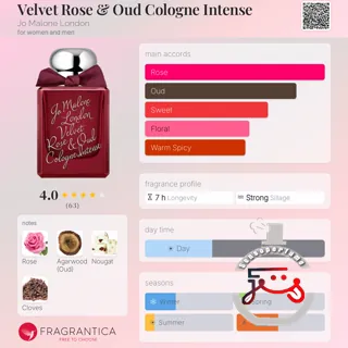 Velvet Rose & Oud Cologne Intense Jo Malone London