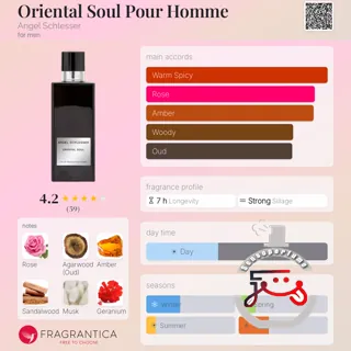 Oriental Soul Pour Homme Angel Schlesser
