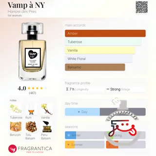 Vamp à NY Honore des Pres