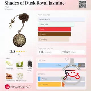 Shades of Dusk Royal Jasmine Joya