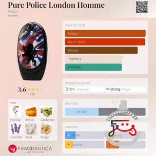 Pure Police London Homme Police