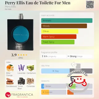 Perry Ellis Eau de Toilette For Men Perry Ellis