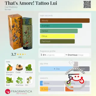 That's Amore! Tattoo Lui Gai Mattiolo