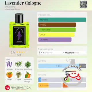 Lavender Cologne Bravanariz