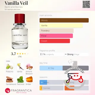 Vanilla Veil Bjork and Berries