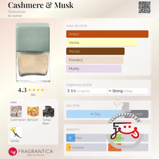 Cashmere & Musk Strenesse