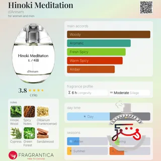 Hinoki Meditation d'Annam