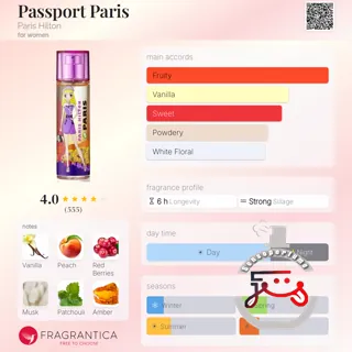 Passport Paris Paris Hilton