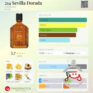 214 Sevilla Dorada O Boticário