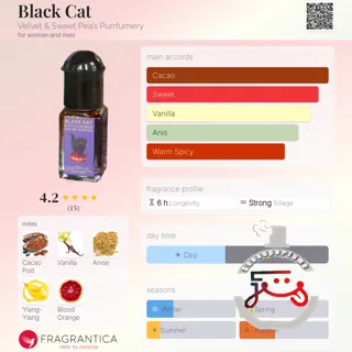 Black Cat Velvet & Sweet Pea’s Purrfumery