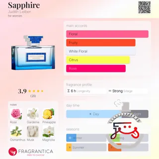 Sapphire Judith Leiber