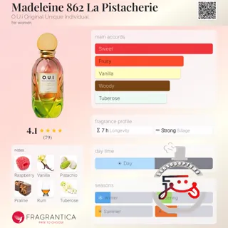 Madeleine 862 La Pistacherie O.U.i Original Unique Individual