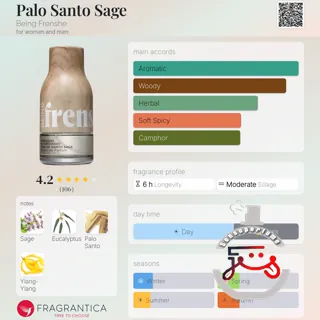 Palo Santo Sage Being Frenshe